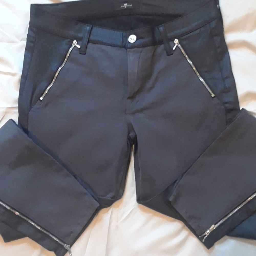 7 For All Mankind Contrast Jeggings